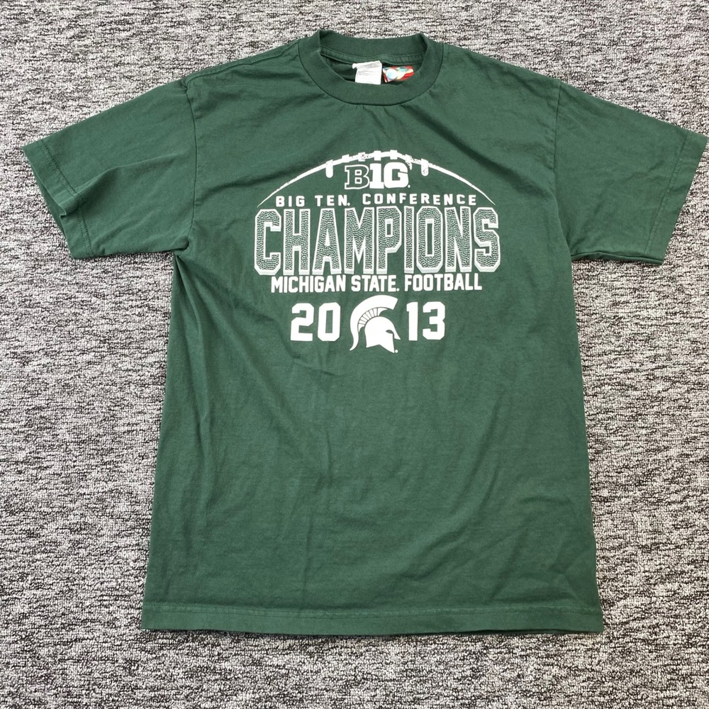 Alstyle Michigan State 2013 Big Ten Football Champions Shirt Mens Medium